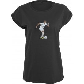 Jill Scott (England) Art Print Womens Extended Shoulder T-Shirt