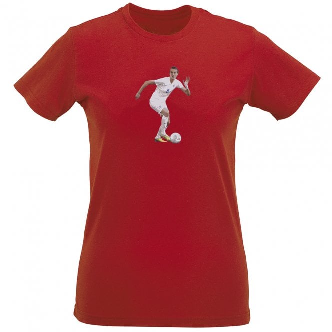 Jill Scott (England) Art Print Womens Slim Fit T-Shirt