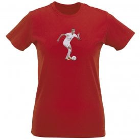 Jill Scott (England) Art Print Womens Slim Fit T-Shirt