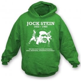 Jock Stein - Pure, Beautiful, Inventive Football hooded sweatshi
