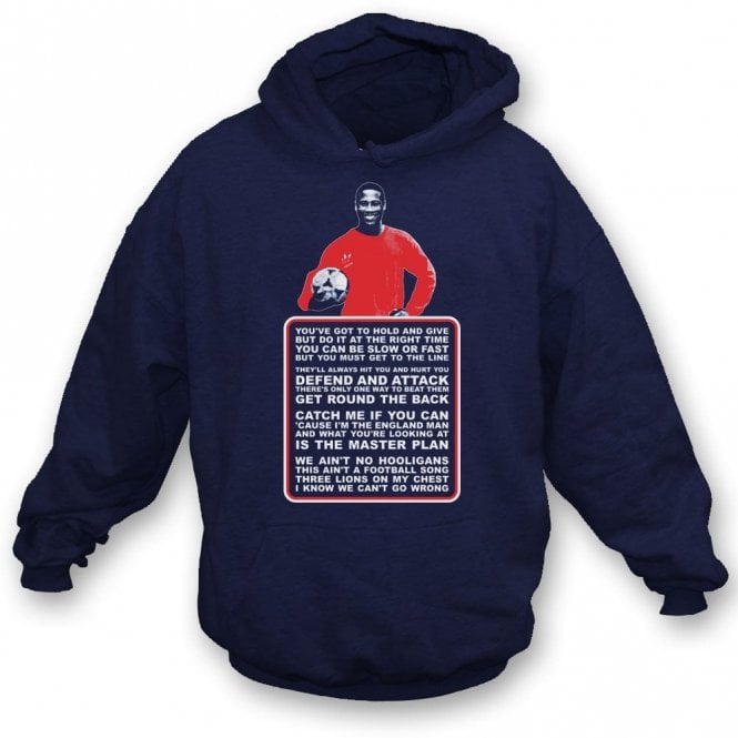 John Barnes - World In Motion (England Influenced) Organic Hooded Sweatshirt