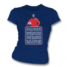 John Barnes - World In Motion (England Influenced) Organic Womens Slim Fit T-Shirt