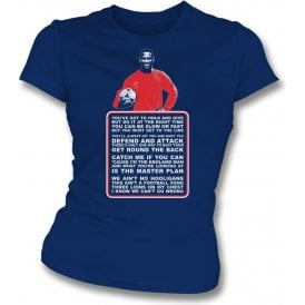 John Barnes - World In Motion (England Influenced) Womens Slim Fit T-Shirt