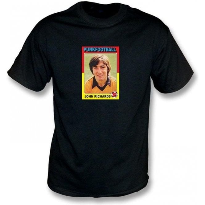 John Richards 1981 (Wolves) Black T-Shirt