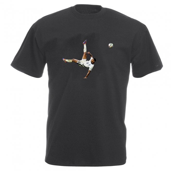 Jude Bellingham Euro 2024 Goal Art Print (England Influenced) Vintage Wash T-Shirt
