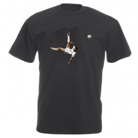 Jude Bellingham Euro 2024 Goal Art Print (England Influenced) Vintage Wash T-Shirt