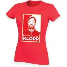 Jurgen Klopp - Hope Poster (Liverpool) Womens Slim Fit T-Shirt