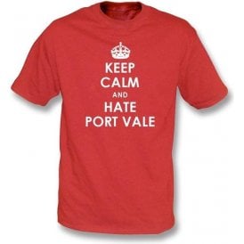 Keep Calm And Hate Port Vale T-shirt (Stoke City)
