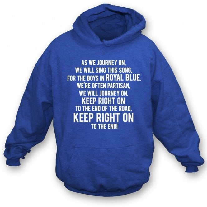 Keep Right On Organic Hooded Sweatshirt (Birmingham City)