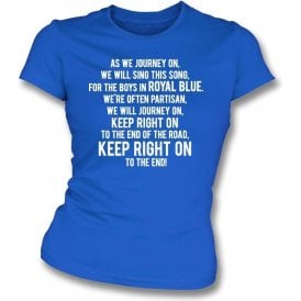 Keep Right On Womens Slim Fit T-Shirt (Birmingham City)