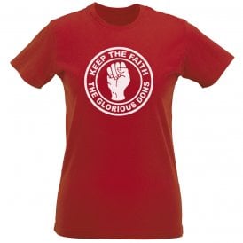 Keep The Faith (Aberdeen Influenced) Womens Slim Fit T-Shirt