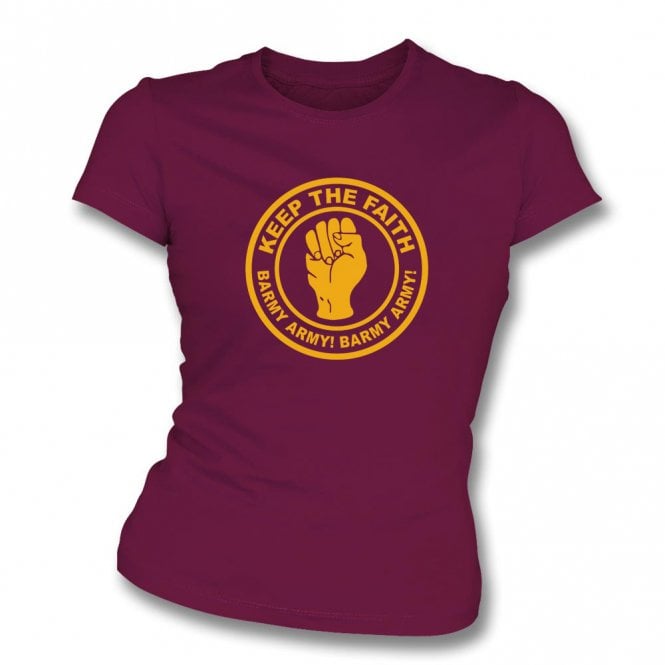 Keep The Faith (Bradford Influenced) Womens Slim Fit T-Shirt