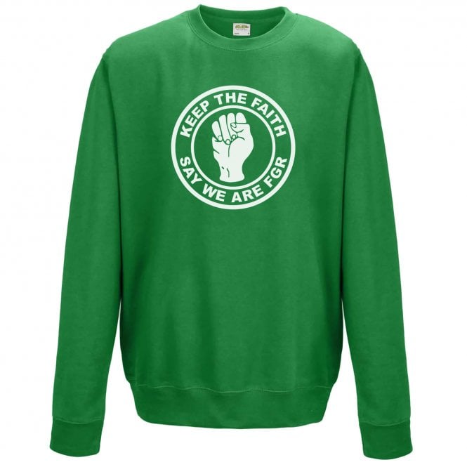 Keep The Faith (Forest Green Rovers Influenced) Kids Sweatshirt