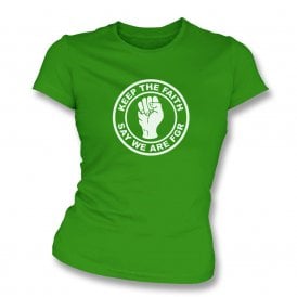 Keep The Faith (Forest Green Rovers Influenced) Womens Slim Fit T-Shirt