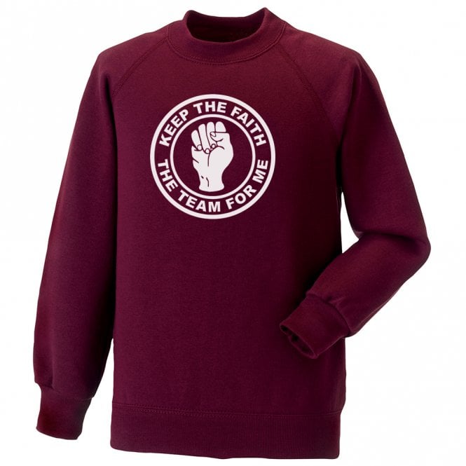 Keep The Faith (Hearts Influenced) Kids Sweatshirt