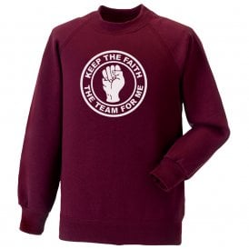 Keep The Faith (Hearts Influenced) Kids Sweatshirt
