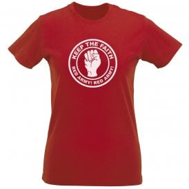 Keep The Faith (Leyton Influenced) Womens Slim Fit T-Shirt