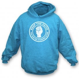 Keep The Faith (Manchester City Influenced) Kids Hooded Sweatshirt