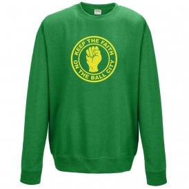 Keep The Faith (Norwich City Influenced) Kids Sweatshirt