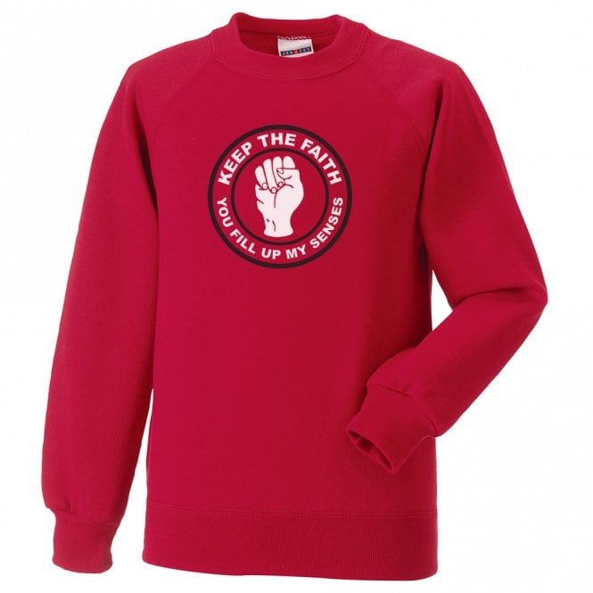 Keep The Faith (Sheffield United Influenced) Kids Sweatshirt