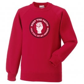 Keep The Faith (Sheffield United Influenced) Kids Sweatshirt