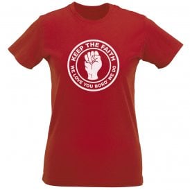 Keep The Faith (Stevenage Influenced) Womens Slim Fit T-Shirt