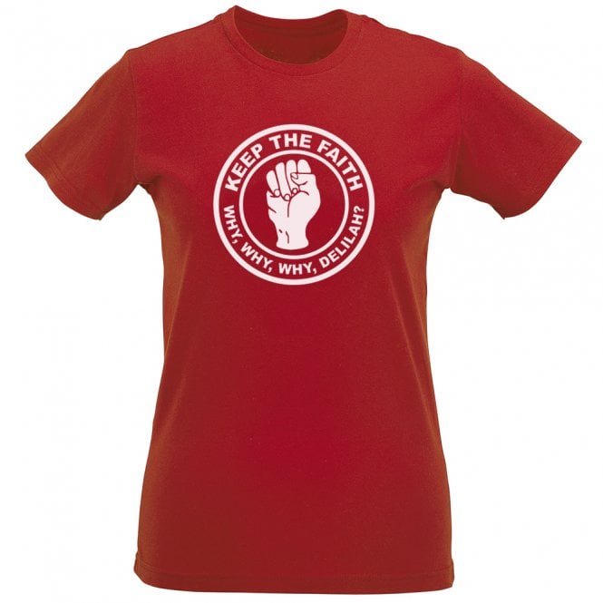 Keep The Faith (Stoke Influenced) Womens Slim Fit T-Shirt