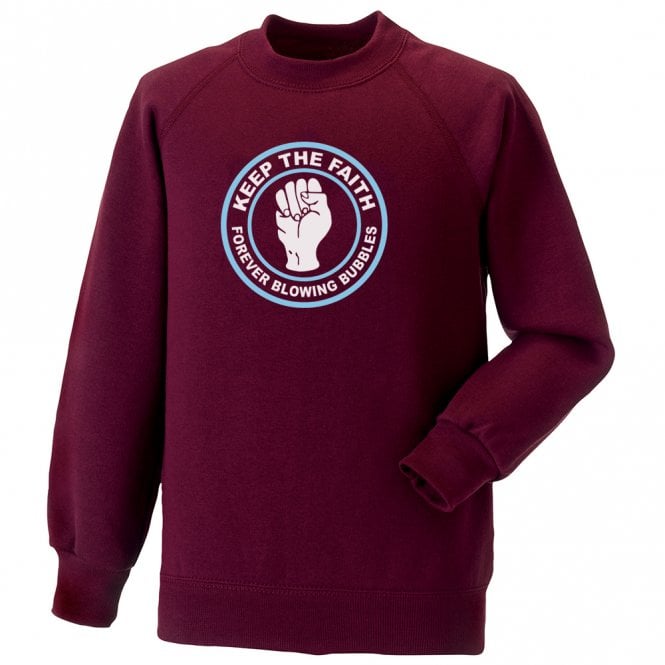 Keep The Faith (West Ham Influenced) Kids Sweatshirt