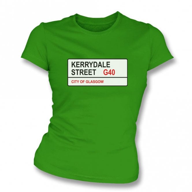 Kerrydale Street G40 (Celtic) Womens Slim Fit T-Shirt
