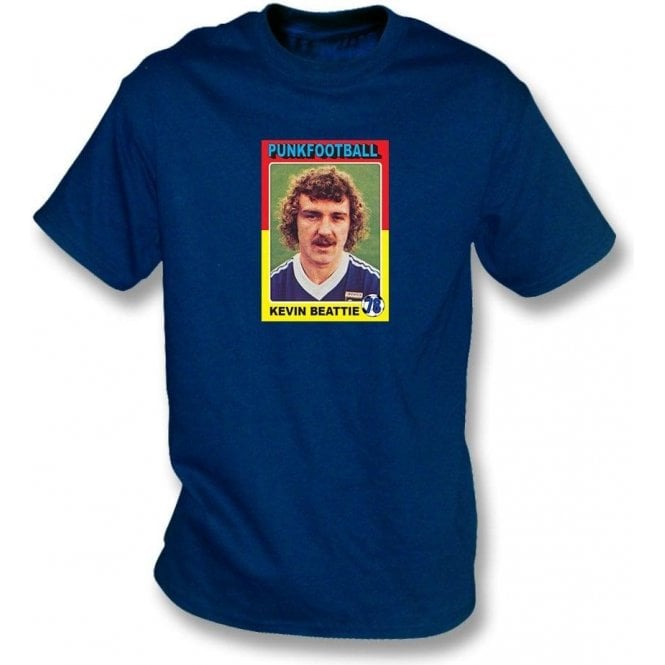 Kevin Beattie 1978 (Ipswich Town) Navy T-Shirt