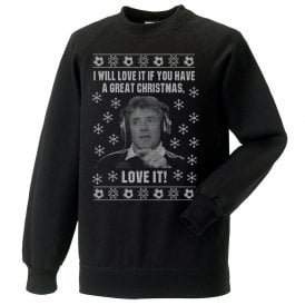 Kevin Keegan - Love It (Newcastle United Influenced) Kids Christmas Jumper