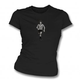 Kevin Keegan (Newcastle United Influenced) Art Print Organic Womens Slim Fit T-Shirt