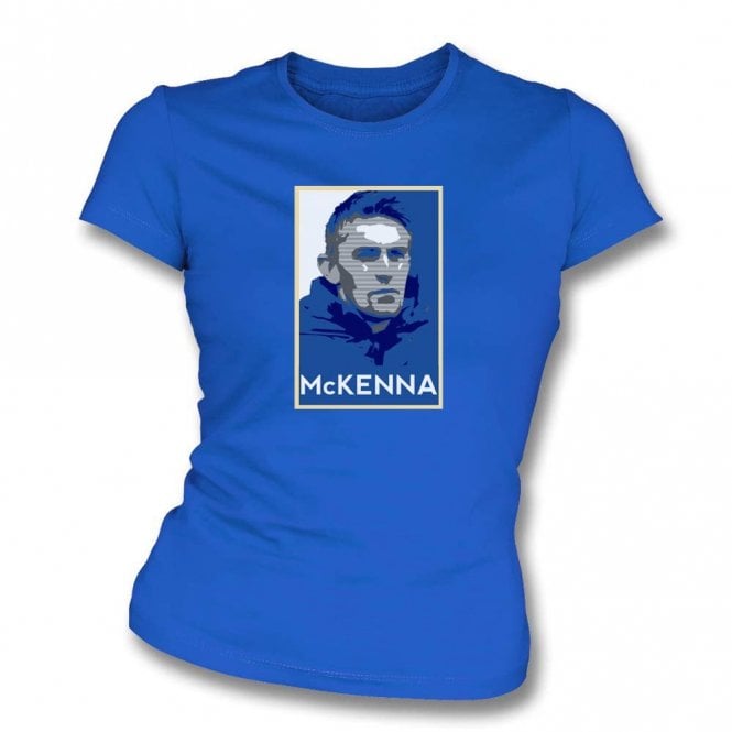 Kieran McKenna - Hope Poster (Ipswich Town Influenced) Organic Womens Slim Fit T-Shirt