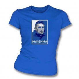 Kieran McKenna - Hope Poster (Ipswich Town Influenced) Organic Womens Slim Fit T-Shirt