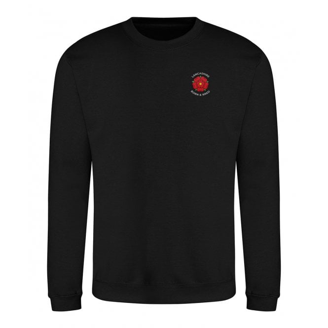 Lancashire Born & Bred Embroidered Left Breast Logo Sweatshirt