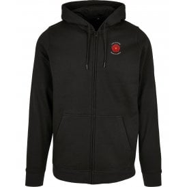 Lancashire Born & Bred Embroidered Left Breast Logo Zip Hooded Sweatshirt