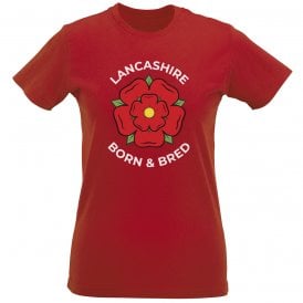 Lancashire Born & Bred Womens Slim Fit T-Shirt