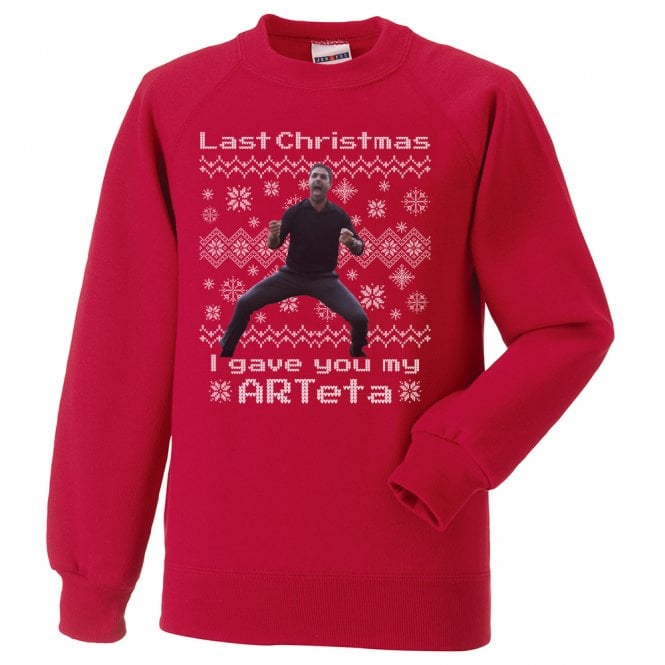 Last Christmas I Gave You My Arteta (Mikel Arteta - Arsenal Influenced) Christmas Jumper