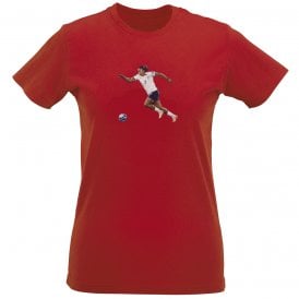 Lauren James (England) Art Print Womens Slim Fit T-Shirt