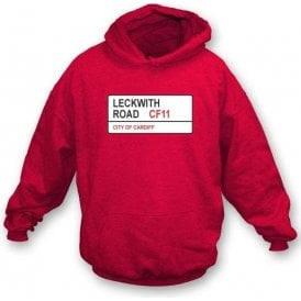Leckwith Road CF11 Hooded Sweatshirt (Cardiff City)