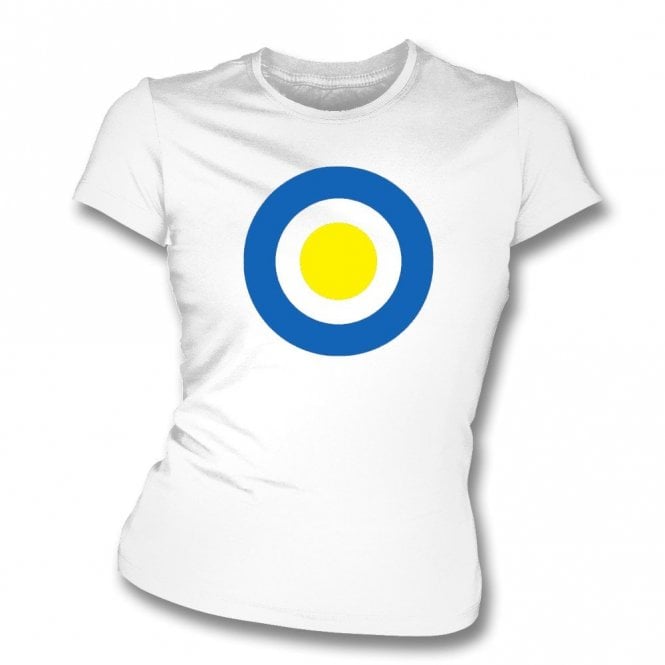 Leeds Classic Mod Target Organic Womens Slim Fit T-Shirt