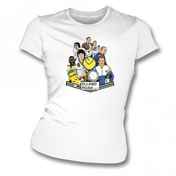 Leeds Legends (Collage) Womens Slim Fit T-Shirt