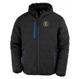 Leeds United Influenced Keep The Faith Embroidered Stadium Recycled Winter Jacket