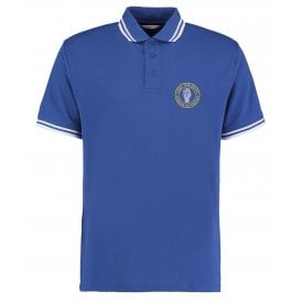 Leeds United Influenced Keep The Faith Embroidered Terrace Polo Shirt