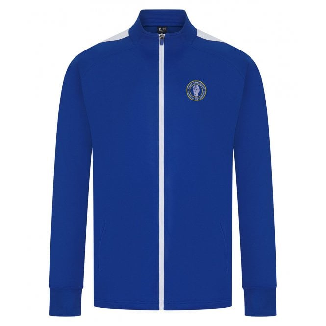 Leeds United Keep The Faith Embroidered Heritage Tracksuit Top