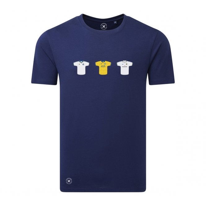 Leeds United Retro Football Kits (True Colours Collab) Organic T-Shirt