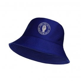 Leicester City Influenced Keep The Faith Embroidered Terrace Bucket Hat