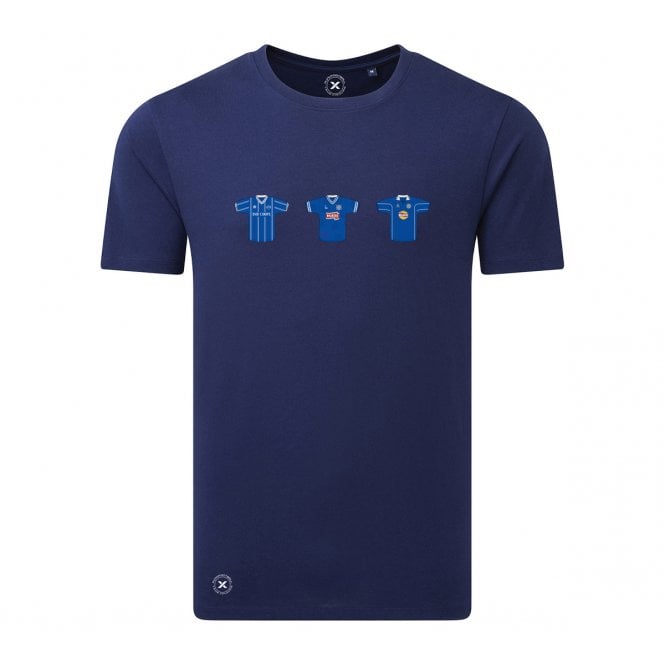 Leicester City Retro Football Kits (True Colours Collab) Organic T-Shirt