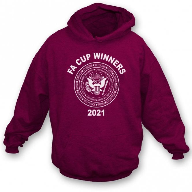 Leicester FA Cup Winners 2021 (Ramones Style) Kids Hooded Sweatshirt