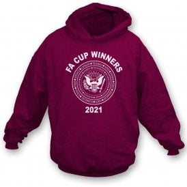 Leicester FA Cup Winners 2021 (Ramones Style) Kids Hooded Sweatshirt